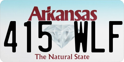 AR license plate 415WLF