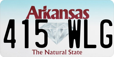 AR license plate 415WLG