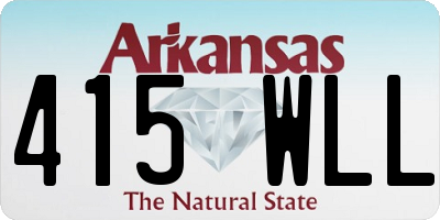 AR license plate 415WLL