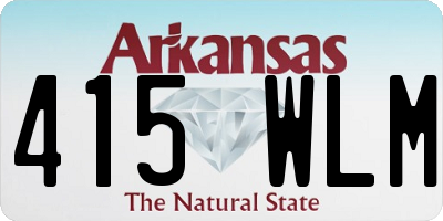 AR license plate 415WLM