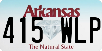AR license plate 415WLP