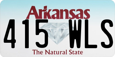 AR license plate 415WLS