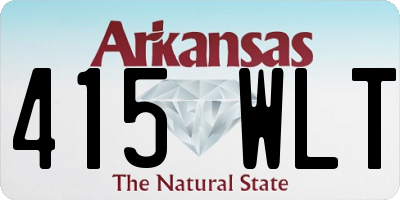 AR license plate 415WLT