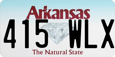 AR license plate 415WLX