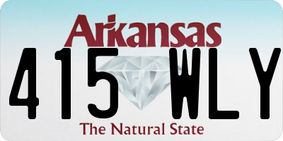 AR license plate 415WLY