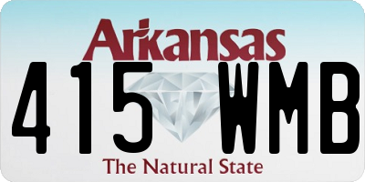 AR license plate 415WMB