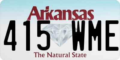 AR license plate 415WME