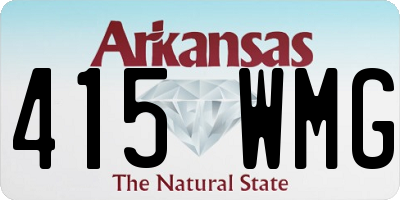 AR license plate 415WMG