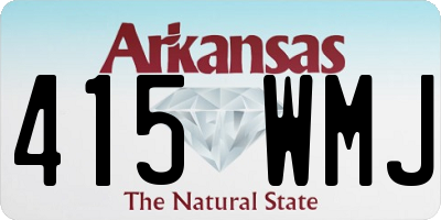 AR license plate 415WMJ
