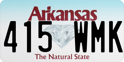 AR license plate 415WMK