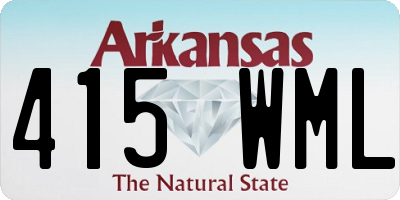 AR license plate 415WML