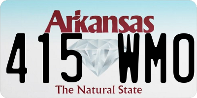 AR license plate 415WMO