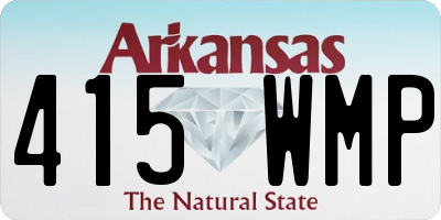 AR license plate 415WMP