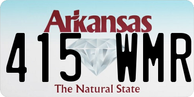 AR license plate 415WMR