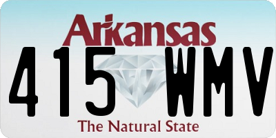 AR license plate 415WMV