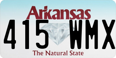 AR license plate 415WMX