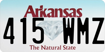 AR license plate 415WMZ