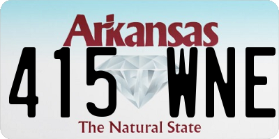 AR license plate 415WNE