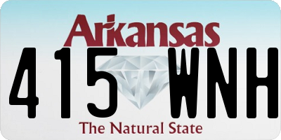 AR license plate 415WNH