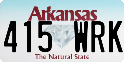 AR license plate 415WRK