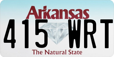 AR license plate 415WRT