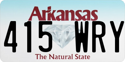 AR license plate 415WRY