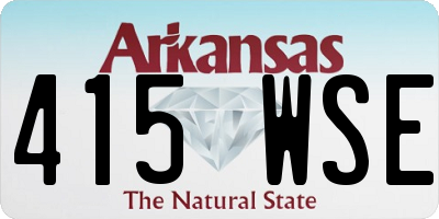 AR license plate 415WSE