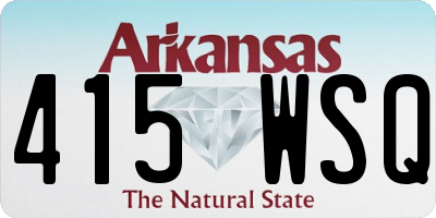 AR license plate 415WSQ