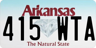 AR license plate 415WTA