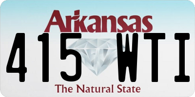 AR license plate 415WTI