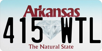 AR license plate 415WTL