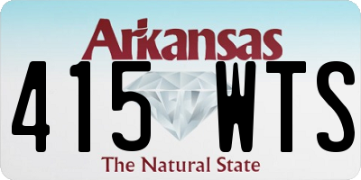 AR license plate 415WTS