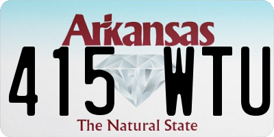 AR license plate 415WTU