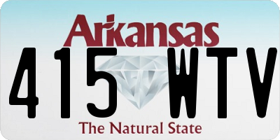 AR license plate 415WTV