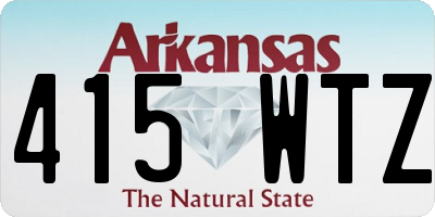 AR license plate 415WTZ