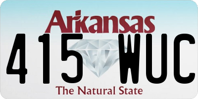 AR license plate 415WUC