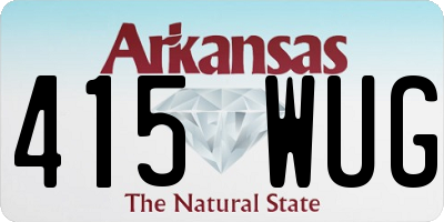 AR license plate 415WUG