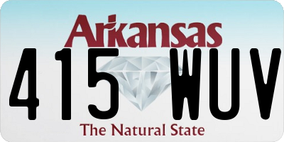 AR license plate 415WUV