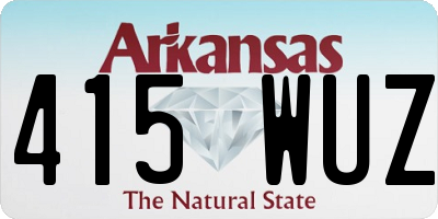 AR license plate 415WUZ