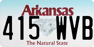 AR license plate 415WVB