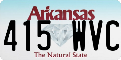 AR license plate 415WVC