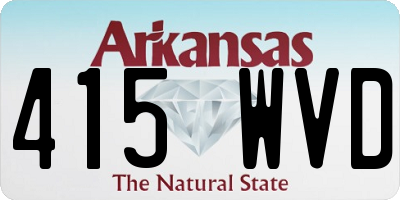 AR license plate 415WVD
