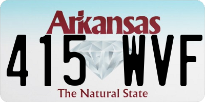 AR license plate 415WVF