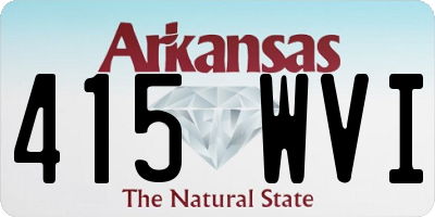 AR license plate 415WVI
