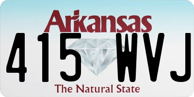AR license plate 415WVJ