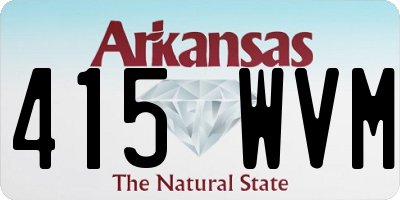 AR license plate 415WVM