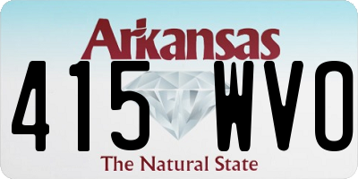 AR license plate 415WVO