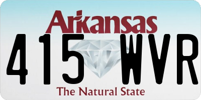 AR license plate 415WVR