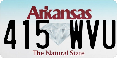 AR license plate 415WVU