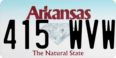 AR license plate 415WVW